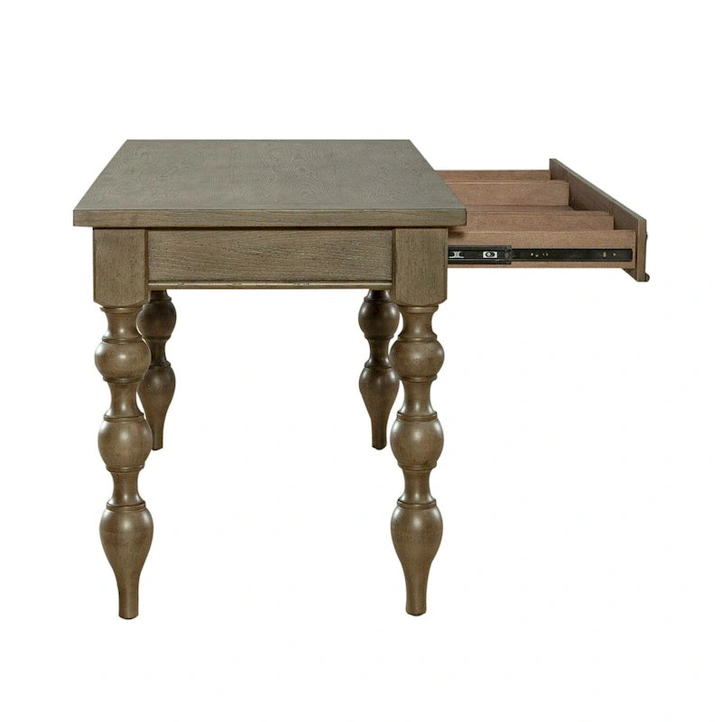 Bureau de travail taupe poussiéreux