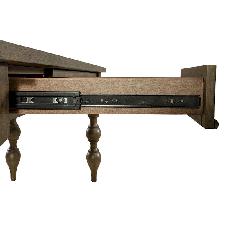 Bureau de travail taupe poussiéreux
