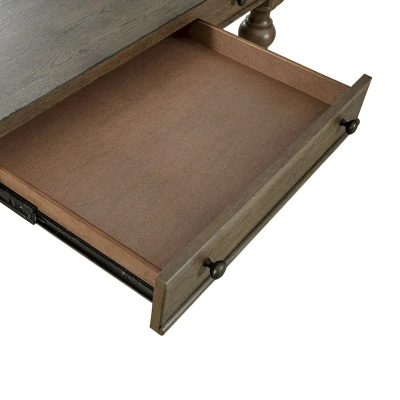 Bureau de travail taupe poussiéreux