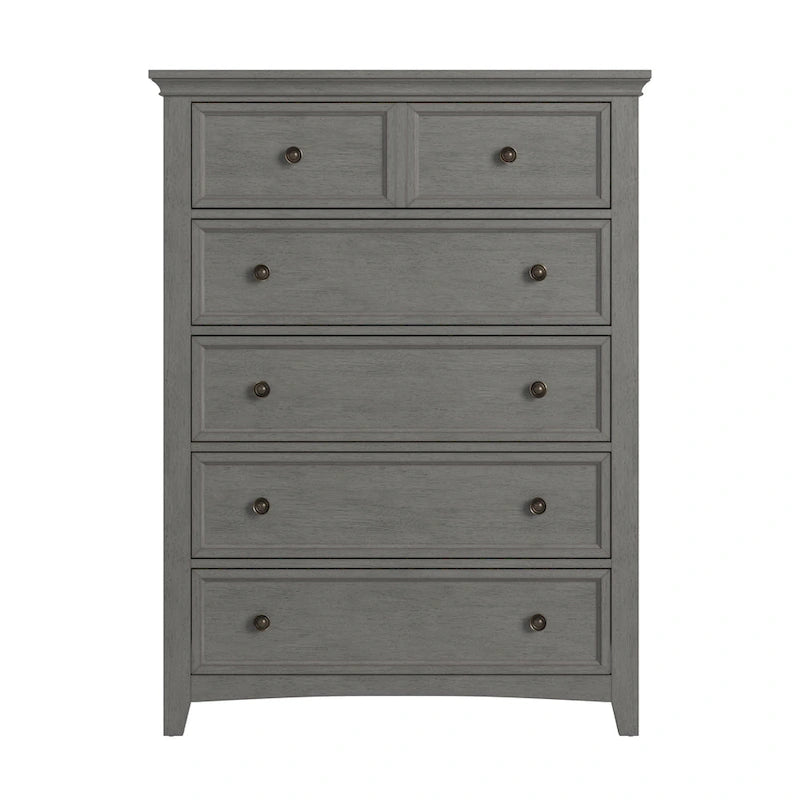 Commode de rangement modulaire en bois à 5 tiroirs