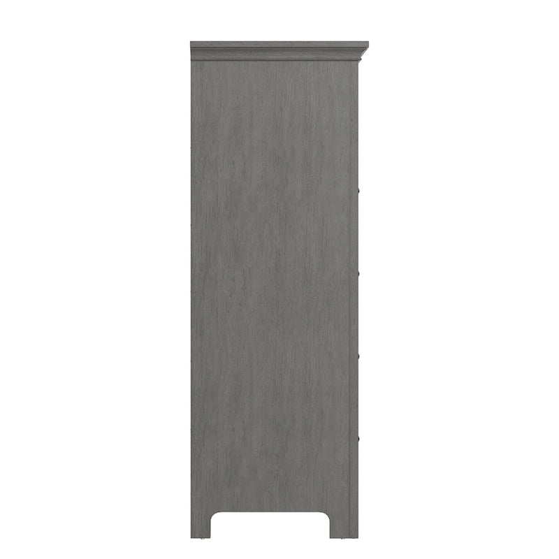 Commode de rangement modulaire en bois à 5 tiroirs