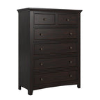 Commode de rangement modulaire en bois à 5 tiroirs