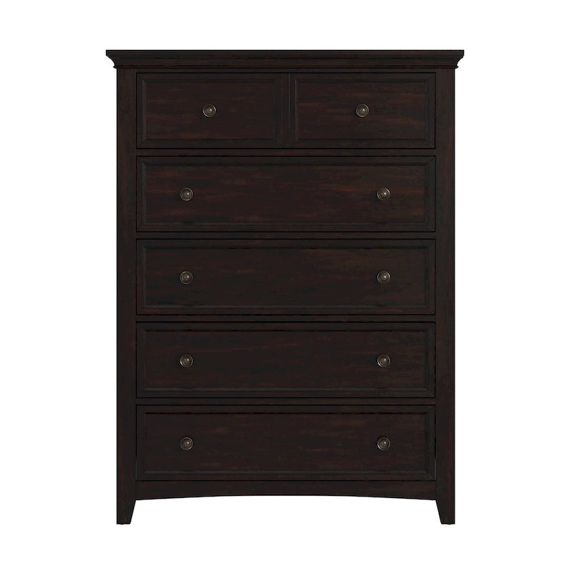 Commode de rangement modulaire en bois à 5 tiroirs