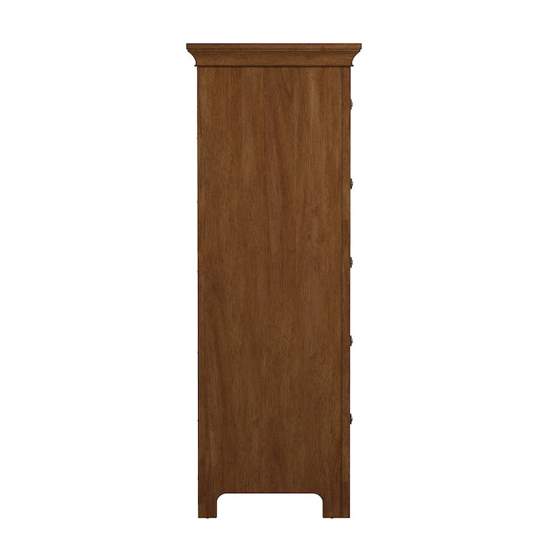 Commode de rangement modulaire en bois à 5 tiroirs
