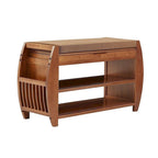 Étagère à chaussures multi-niveaux et banc de rangement