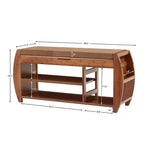 Étagère à chaussures multi-niveaux et banc de rangement