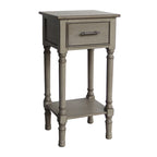 Table d'appoint de style champêtre français avec rangement