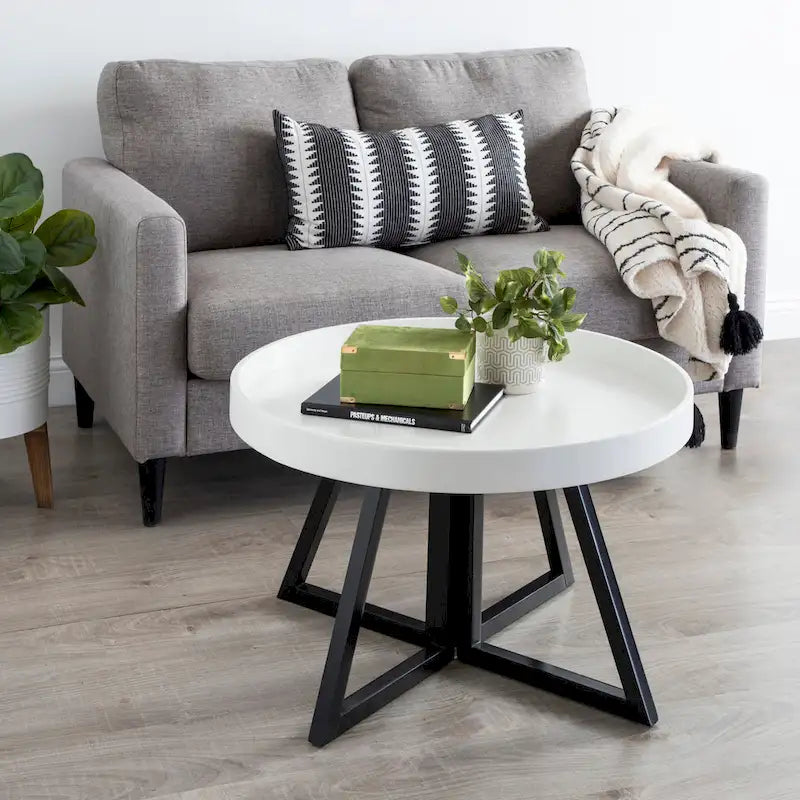 Table basse ronde de 30 pouces