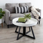 Table basse ronde de 30 pouces