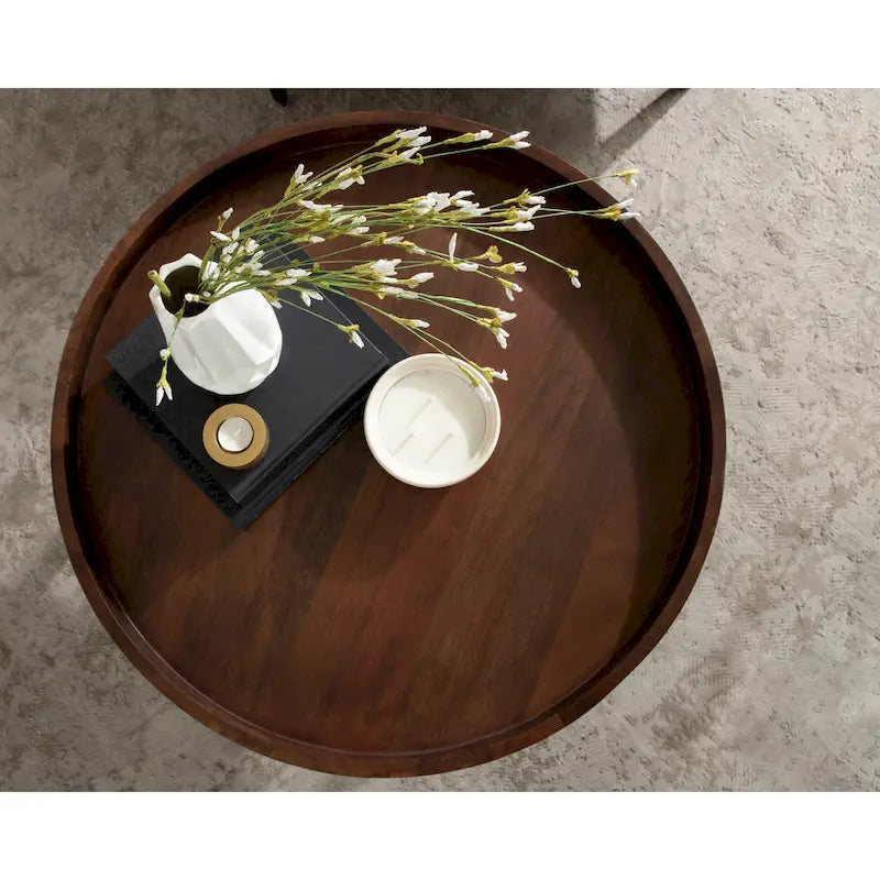 Table basse ronde de 30 pouces