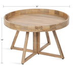 Table basse ronde de 30 pouces