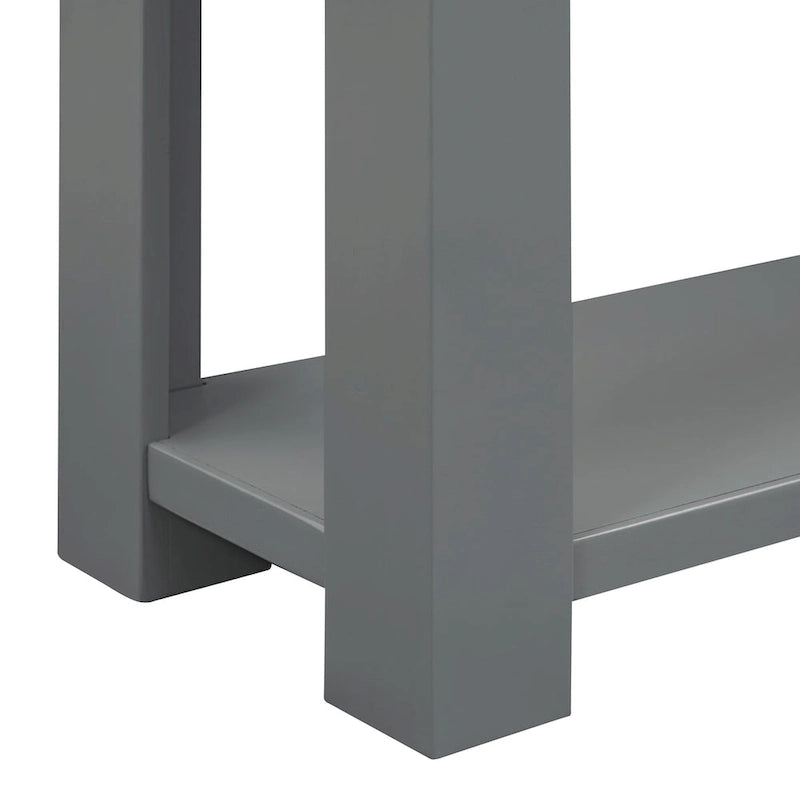 Console Table de Canapé avec Tiroirs de Rangement et Étagère Inférieure