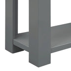 Console Table de Canapé avec Tiroirs de Rangement et Étagère Inférieure