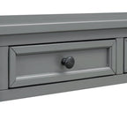 Console Table de Canapé avec Tiroirs de Rangement et Étagère Inférieure