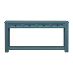 Console Table de Canapé avec Tiroirs de Rangement et Étagère Inférieure