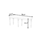 Banc de salle à manger capitonné traditionnel de 128 cm