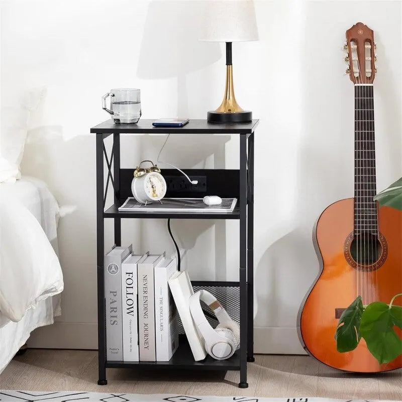 Meuble tourne-disque avec station de charge
