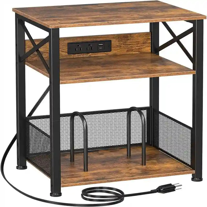 Meuble tourne-disque avec station de charge
