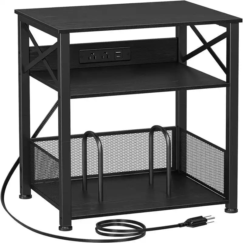 Meuble tourne-disque avec station de charge