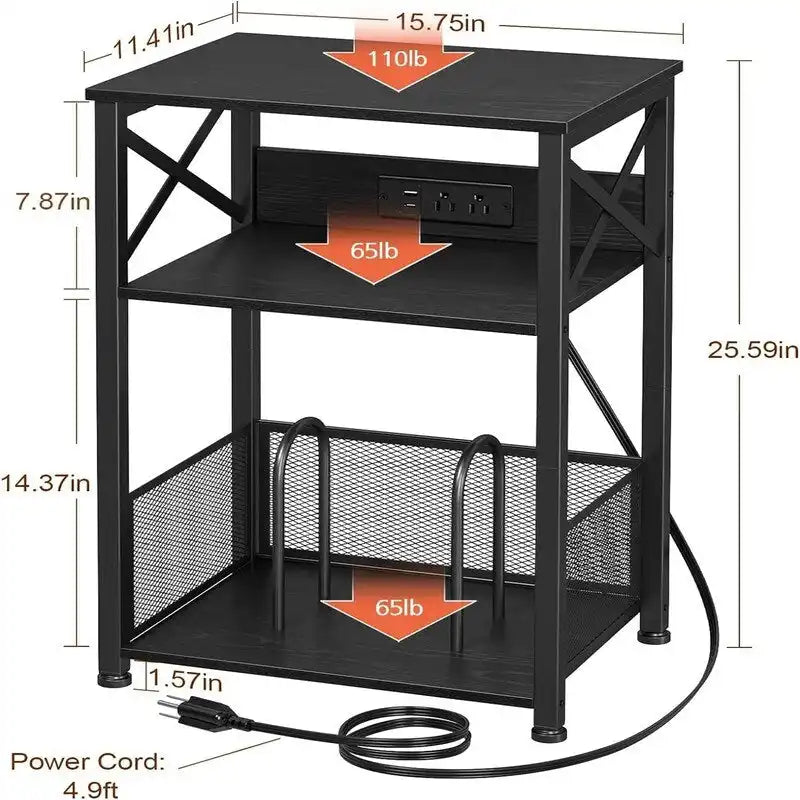 Meuble tourne-disque avec station de charge