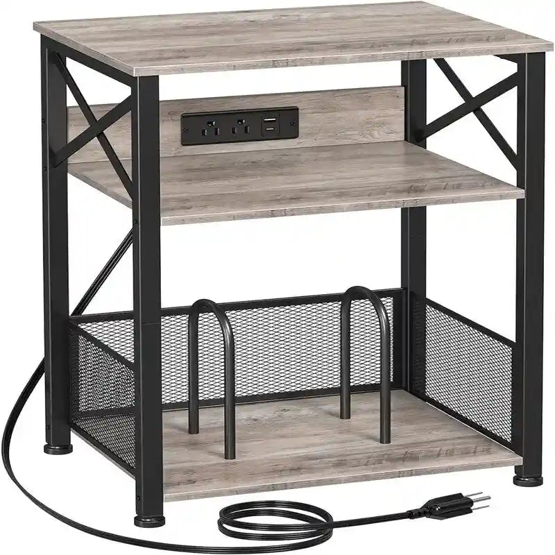 Meuble tourne-disque avec station de charge