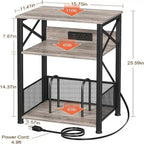 Meuble tourne-disque avec station de charge