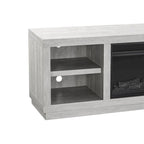 Meuble TV console de 77 pouces avec cheminée pour téléviseurs jusqu'à 85 pouces