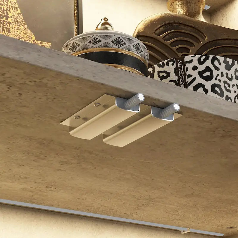 Meuble de rangement vitré avec éclairage LED